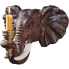 Design Toscano Elephant Wall Sconce – Set of Two, 12 Inch(Single)