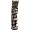 Design Toscano Tiki of the Luau Totem Pole Tropical Decor Indoor/Outdoor Garden Statue, 23 inches tall, Cast Stone Resin, Woodtone Finish(The Luau)