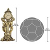 Design Toscano Amboise Twin Cherubs Mantle Clock, gold