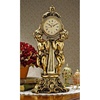 Design Toscano Amboise Twin Cherubs Mantle Clock, gold
