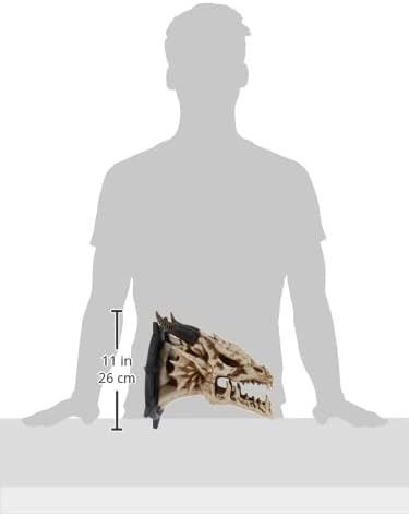 image:imageDesign Toscano Horned Dragon Skull Wall Trophy