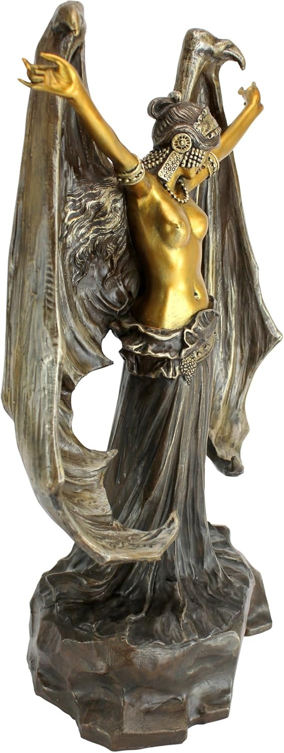 image:imageDesign Toscano QS34759 Mistress of the Night Dark Angel Statue bronze