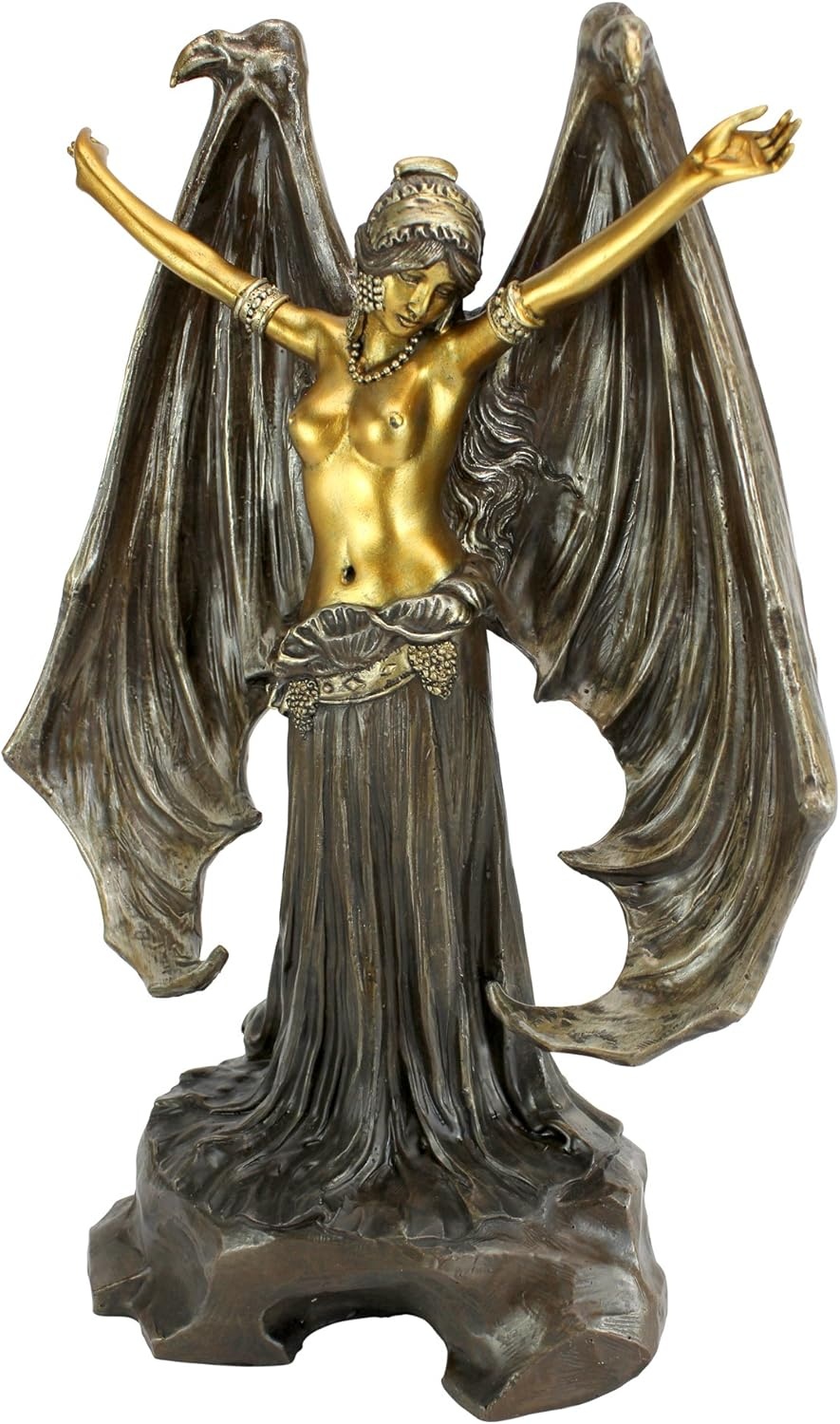 image:imageDesign Toscano QS34759 Mistress of the Night Dark Angel Statue bronze