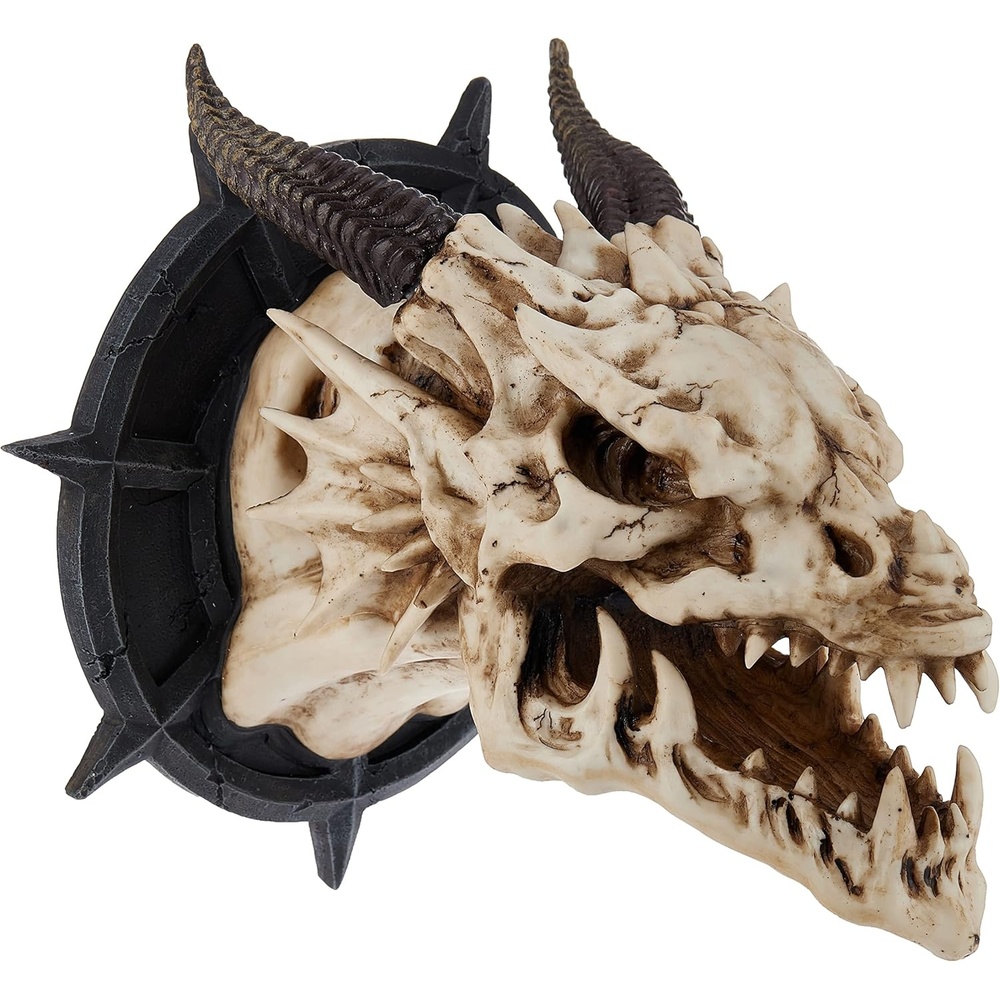 image:imageDesign Toscano Horned Dragon Skull Wall Trophy