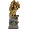 Design Toscano Ball-And-Chain Dungeon Gargoyle Gothic Statue, 15 Inch, Polyresin, Two Tone Stone(Ball-And-Chain)