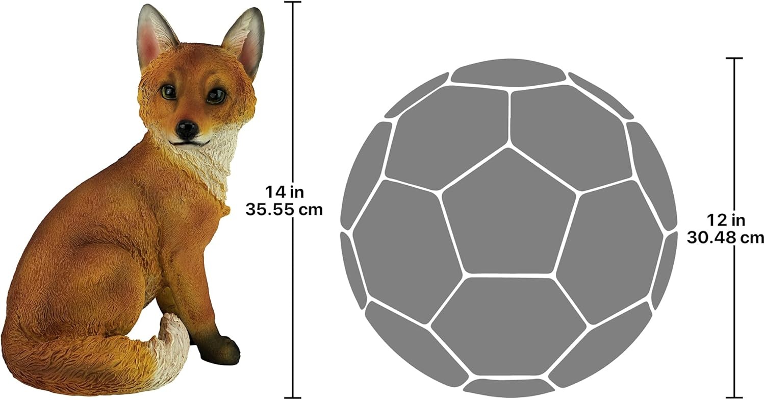 image:imageDesign Toscano Woodie the Woodland Fox Garden StatueWoodie