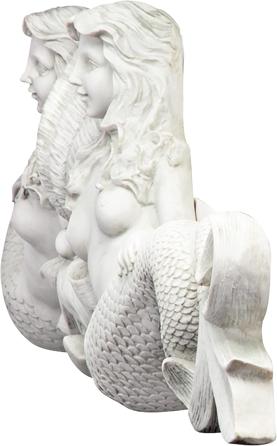 image:imageDesign Toscano Sounds of The Sea Mermaid Wall Sculptures Two Tone Stone 200 x 400Pediment