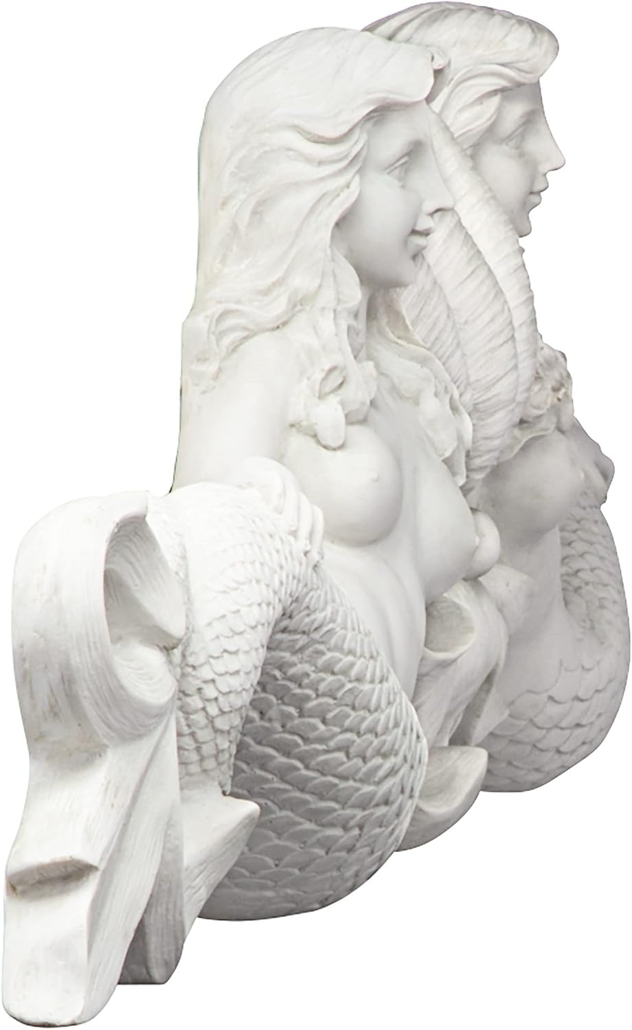 image:imageDesign Toscano Sounds of The Sea Mermaid Wall Sculptures Two Tone Stone 200 x 400Pediment