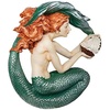 Design Toscano Sounds of The Sea Mermaid Wall Sculptures, Two Tone Stone, 2.00″ x 4.00″(Misty Mae)