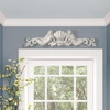 Design Toscano Sounds of The Sea Mermaid Wall Sculptures, Two Tone Stone, 2.00″ x 4.00″(Pediment)
