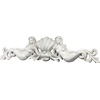 Design Toscano Sounds of The Sea Mermaid Wall Sculptures, Two Tone Stone, 2.00″ x 4.00″(Pediment)