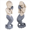 Design Toscano Sounds of The Sea Mermaid Wall Sculptures, Two Tone Stone, 2.00″ x 4.00″(Sea Sounds)