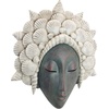 Design Toscano Sounds of The Sea Mermaid Wall Sculptures, Two Tone Stone, 2.00″ x 4.00″(Seashell Maiden)