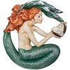 Design Toscano Sounds of The Sea Mermaid Wall Sculptures, Two Tone Stone, 2.00″ x 4.00″(Misty Mae)