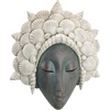 Design Toscano Sounds of The Sea Mermaid Wall Sculptures, Two Tone Stone, 2.00″ x 4.00″(Seashell Maiden)