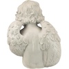Design Toscano Angel of Contemplation Shelf Sitting Statue, 12 Inch, Polyresin, Antique Stone(Meditation)