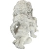 Design Toscano SH380151 Cherub Conclave Shelf Sitter Baby Angel Statue Figurine, 18 Inches Wide, 5 Inches Deep, 12 Inches Tall, Handcast Polyresin, Antique Stone Finish