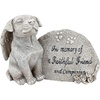Design Toscano QL593931 Forever in Our Hearts Memorial Dog Statue,greystone