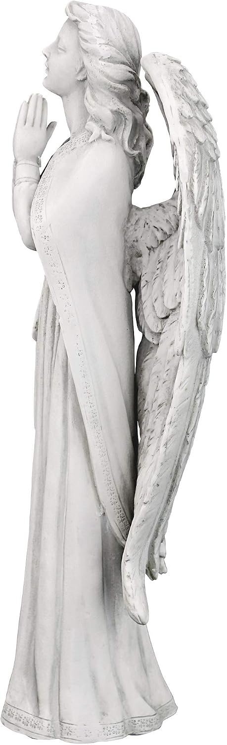 image:imageDesign Toscano Divine Guidance Praying Angel Garden Statue MediumMedium 13 Inch