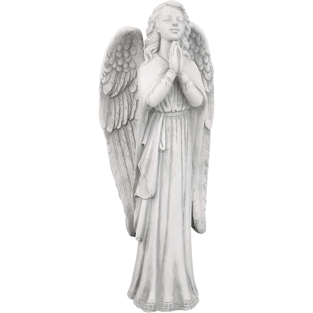 image:imageDesign Toscano Divine Guidance Praying Angel Garden Statue MediumMedium  13 Inch