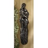 Design Toscano Dance of Desire Modern Couple Wall Sculpture for Bedroom or Bath, 17 inches wide, 23 inches tall, Cast Stone Resin, Bronze Finish(A Moment to Remember)