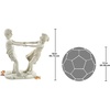 Design Toscano Little Girl and Boy Dancing Garden Statue, Large, Antique Stone(Large)