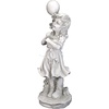 Design Toscano SH381029 Jessie and Her Balloon Statue,antique stone