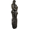 Design Toscano Dance of Desire Modern Couple Wall Sculpture for Bedroom or Bath, 17 inches wide, 23 inches tall, Cast Stone Resin, Bronze Finish(A Moment to Remember)