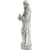 Design Toscano Francis of Assisi Reflection Pool Outdoor Garden Statue Birdbath, 7 inches wide, 16 inches tall, Cast Stone Resin, Antique Stone Finish(Antique Stone)